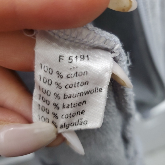 LACOSTE Cotton Full  Zip Up Cardigan Sweatshirt Terry Cloth Lining  Men & Women - Picture 10 of 12